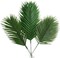 12 PCS Artificial Palm Leaves, Assorted Sizes Faux Large Palm Fronds Fake Tropical Plant Simulation Safari Leaves with Stems for Home Hawaiian Luau Party Jungle Beach Theme Party Decoration